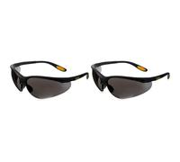 DeWalt Reinforcer Smoke Ploycarbon Safety Glasses - Black/Smoke, One Size