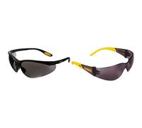 DEWALT Reinforcer Smoke Ploycarbon Safety Glasses - Black/Smoke, One Size DPG54-2C Protector Smoke Ploycarbon Safety Glasses