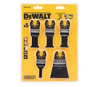 DEWALT DT20732-QZ DT20732-QZ-Juego 5 Hojas de Sierra para Multi-herramienta, Silver