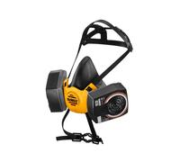 DEWALT Half Face Mask Respirator with A2P3 Filters - Size M Lightweight design and low burden airflow system provides ultra-low breathing resistance and improved user comfort for longer periods