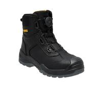 DEWALT Richardson Men's Nubuck Leather, Wide Fitting, BOA Fastener, Steel Toe Safety Work Boot, Black, UK10