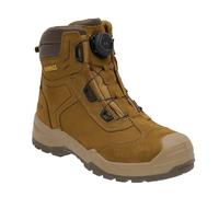 DEWALT Richardson Men's Nubuck Leather, Wide Fitting, BOA Fastener, Steel Toe Safety Work Boot, Clay, UK6