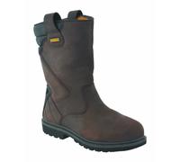 DeWALT Rigger Safety Boots Brown 11 UK Wide