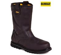 DeWALT Rigger SBP Brown Leather Steel Toe Cap Midsole Safety Rigger Work Boot Sz
