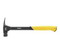 DeWALT Rip Claw Milled Face Hammer 616g (22oz) Thick one Piece Steel Construction Heat Treated Steel Shaft for All Round jobsite Durability Optimal Weight Distribution Provides a Controlled Swing