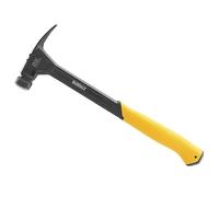 Dewalt Rip Claw Smooth Face Hammer 624g (22oz), one Piece Steel Construction and Thick, Heat Treated Steel Shaft for All Round jobsite Durability.