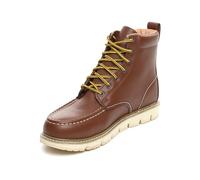 DEWALT Rockingham Men's 6", Full Grain Leather, Flex Sole, Wedge Boot, Brown, UK9