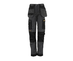 DeWalt Roseville Ladies Trouser Slim Fit Grey/Black 31" 14 Waist 14 31"