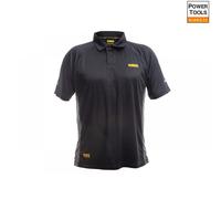 DeWalt Rutland PWS Polo Shirt Black XL Size: XL, Colour: Black XL