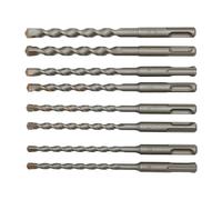 DeWalt SDS Plus Drill Bit Set 8pc - DT60300-QZ 2 Flute Helix 2 Cutting Edges