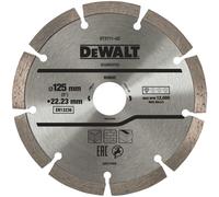 Dewalt Power Tools Dt3711 Segmented Diamond Cutting Disc 125 X 22.23Mm DT3711QZ