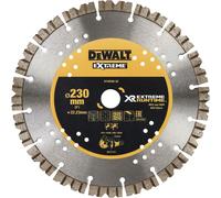 DEWALT Segmented All Purpose Diamond Wheel 230mm, DT40260-QZ | 230mm segmented diamond wheel for fast cutting and long life on concrete, brick and block