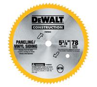 DEWALT Series 20" 5-3/8" 78T Vinyl/Paneling Blade" [DIY & Tools] [DIY & Tools]