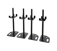 DEWALT Shelf Leveling/Floor Anchoring Adjustable Accessories Industrial Storage Racks Durable Steel Mounting Plates Wedge Anchors Included for Tippi