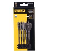 DeWalt Spade Drill Bit Set x 5 Bits 16 18 20 25 32mm Extreme TOUGHCASE DT70834-Q