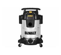 DeWalt Vacuum DXV38SC Stainless Steel Wet & Dry – 1050W 240V, 16 kPa suction