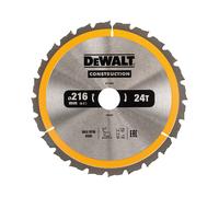 DeWalt Construction Circular Saw Blade 216mm 24T 30mm