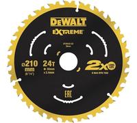 DEWALT Steel Saw Blade 210 x 30 x 2.4mm, 24 Teeth (DEWDT20432-QZ), 1 Pc