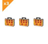 DEWALT Storage TSTAK Watersealed Organiser - 3 Pack