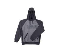 Dewalt Stratford Grey Marl/Black Hooded Sweatshirt -Trade Workwear Grey