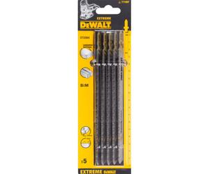 DeWalt T318A HSS Jigsaw Blade For Metal 132mm x5 Pieces DT2084-QZ
