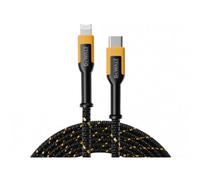 Dewalt Telecoms Reinforced Charging Cable Multi Colour (Usb C To Lightning, 1.2M (4Ft))