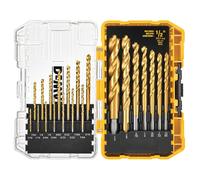 DEWALT Titanium Nitride Coated Drill Bit Set Pilot Point 21-Piece (DW1361)