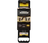 Dewalt Tool Battery Board with Handle | Perfect for Organisation and Transportation of Batteries in The Workshop/Workspace | StealthMounts Dewalt Battery Holder Board