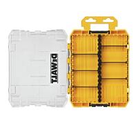 DEWALT Tool Box, Medium 8-Compartments Small Parts Organizer, Portable Tough