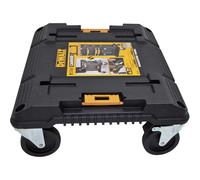 DEWALT Tool Storage Organizer Cart Use With TSTAK System Heavy Duty Wheels for Rolling Organizer for Jobsites (DWST17889)
