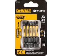 DeWalt Torx Extreme Impact Torsion Screwdriver Bit T25 50mm Pack of 5