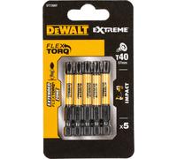 DeWalt Torx Extreme Impact Torsion Screwdriver Bit T40 50mm Pack of 5