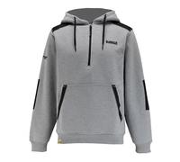 DEWALT Tough Hoodie, Cottonpoly and Cordura Reinforced, Work Hooded Sweatshirt, Grey, Medium
