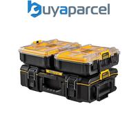 Dewalt Tough System 2.0 DS166 Stackable Toolbox Case 2x 1/2 Width Deep Organiser