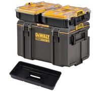 Dewalt Tough System 2.0 Ds400 Stackable Toolbox Case 2X 1/2 Width Deep Organiser