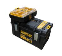Dewalt Tough System Ds300 Stackable Case Tool Box + 1/2 Width Deep Organiser