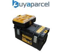 Dewalt Tough System DS300 Stackable Case Tool Box + 1/2 Width Deep Organiser
