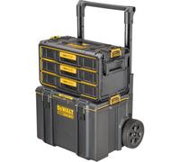 Dewalt Toughsystem 2.0 Ds450 Rolling Mobile Tool Chest + 3 Drawer Organiser Ip65