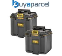 Dewalt Toughsystem 2.0 DWST08034-1 Half Width Deep Tool Box + Tough Case X 2