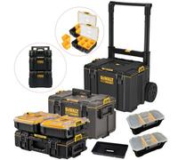 Dewalt Toughsystem 2 Ds450 Rolling Mobile Tool Storage Box Trolley +2 Organisers