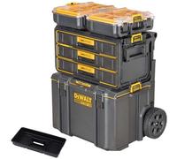 Dewalt Toughsystem 2 Ds450 Rolling Mobile Tool Storage Box Trolley +3 Organisers