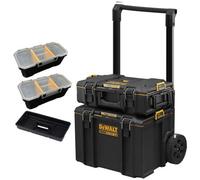 Dewalt Toughsystem 2 Ds450 Rolling Mobile Tool Storage Box Trolley + Ds166 Case