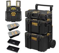Dewalt Toughsystem 2 Ds450 Rolling Mobile Tool Storage Box Trolley + Led Light
