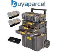 Dewalt Toughsystem 2 DS450 Rolling Tool Box Trolley + DS166 + 3 Draw Organiser