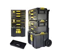 Dewalt Toughsystem 2 Ds450 Rolling Tool Trolley + 2 Draw + 3 Draw Organiser