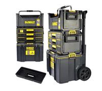 Dewalt Toughsystem 2 Ds450 Rolling Tool Trolley + 3 Draw Organiser + Ds280 Tote