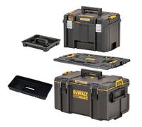 Dewalt Toughsystem 2 Rolling Tool Storage Box Trolley + Tstak Adaptor + Storage