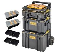 Dewalt Toughsystem 2 Rolling Tool Storage Box Trolley + Tstak Adaptor + Storage