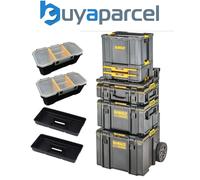 Dewalt Toughsystem 2 Rolling Tool Storage Box Trolley + Tstak Open Tote +Adaptor