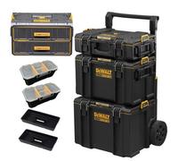 Dewalt Toughsystem Ds450 Rolling Mobile Tool Storage Box Trolley + 2 Drawer Unit